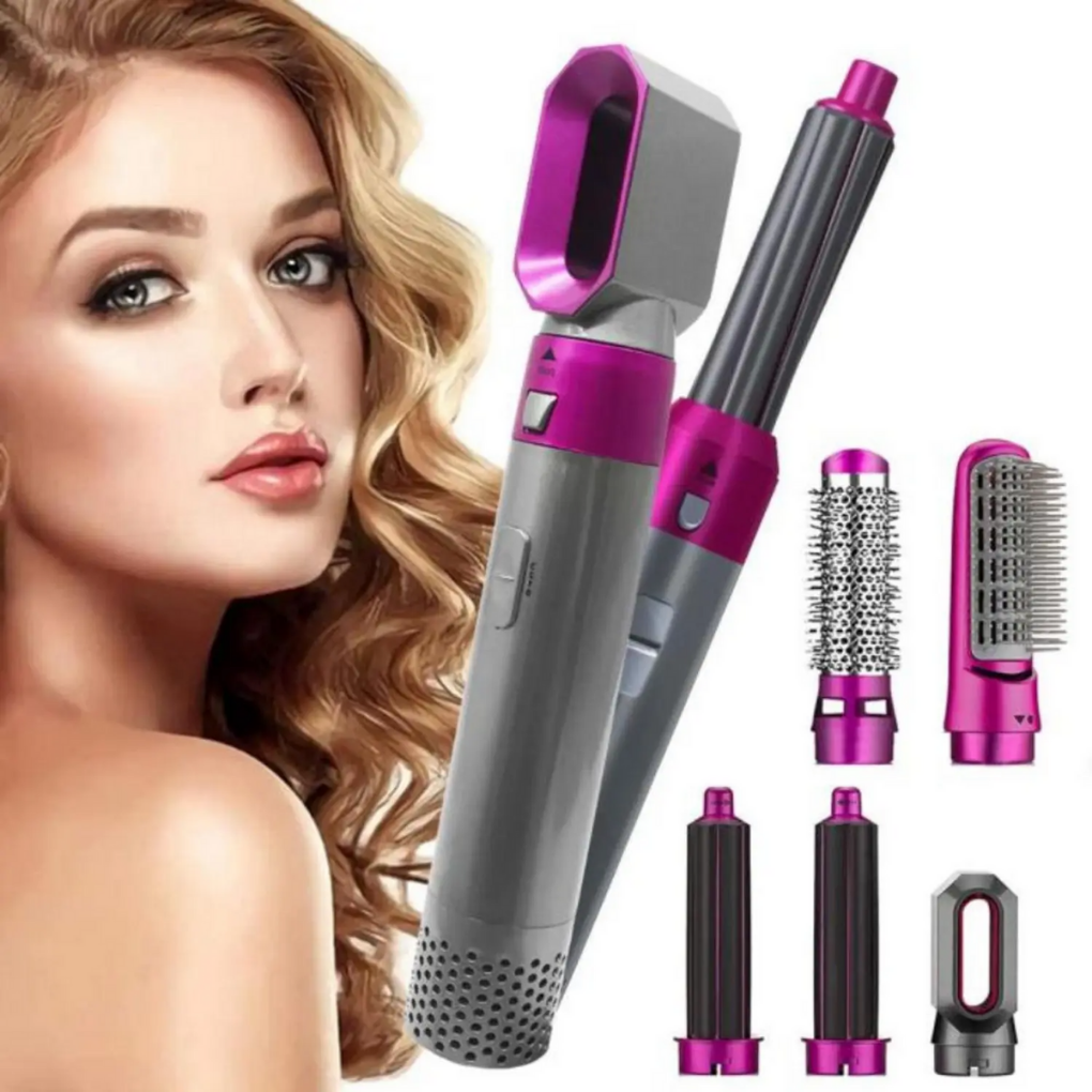 Cepillo ProBeauty 5 en 1 – Brillo, Suavidad y Estilo Instantáneo!