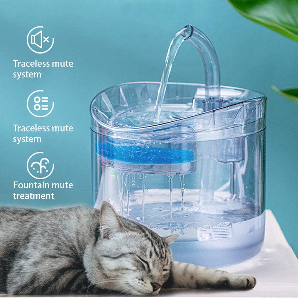 FrescaPaws : Fuente de agua automática para gatos: hidratación fresca, pura y saludable durante todo el día