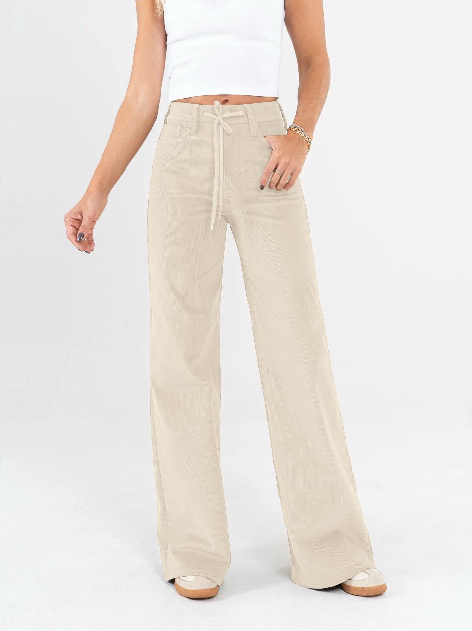 🔥 ¡Transforma tu estilo con comodidad y elegancia – Descubre el Pantalón Mom Flare Palazzo!