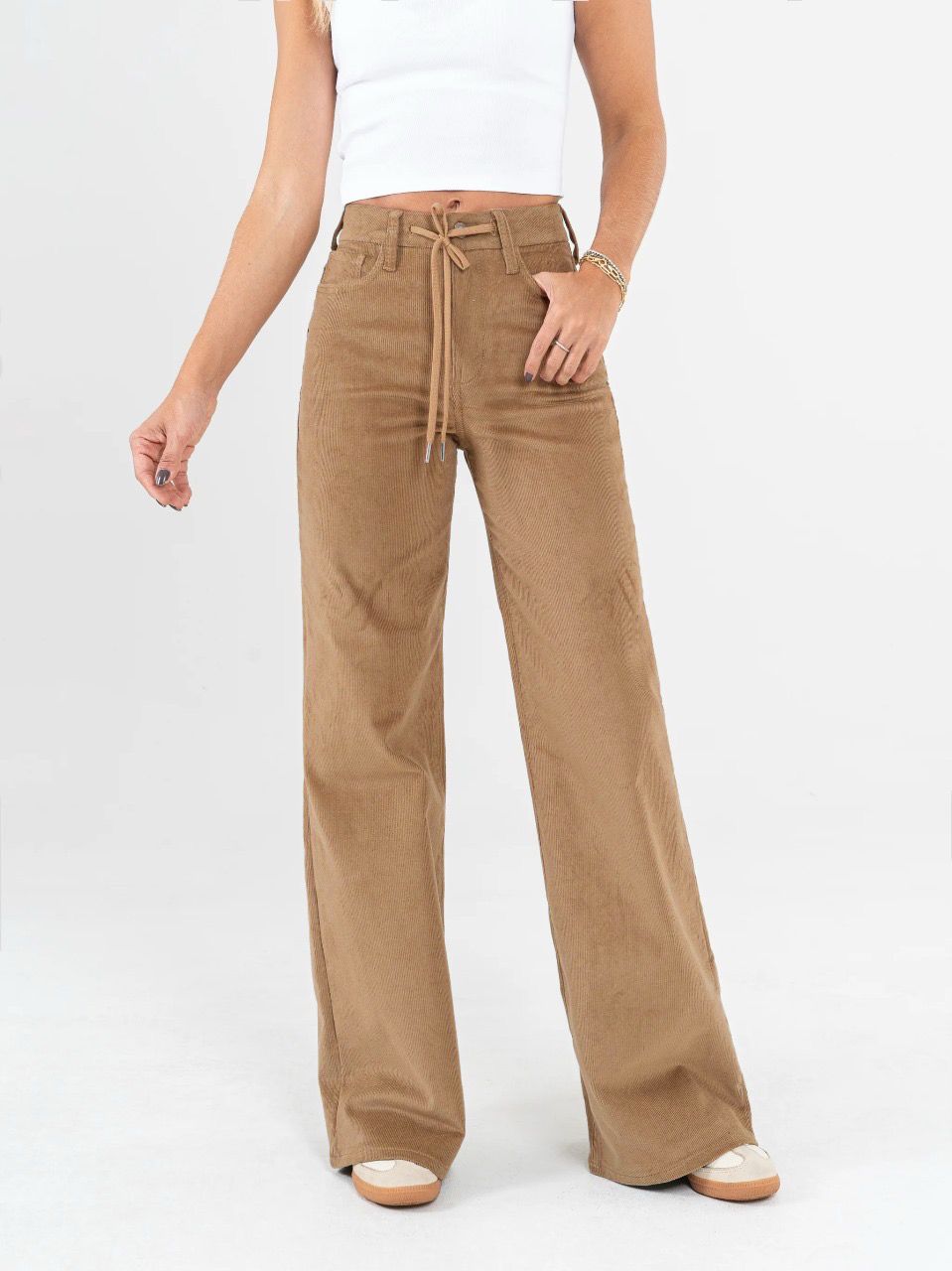 🔥 ¡Transforma tu estilo con comodidad y elegancia – Descubre el Pantalón Mom Flare Palazzo!